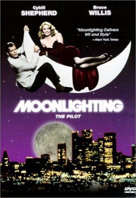 Moonlighting the pilot DVD Region I format, the front
