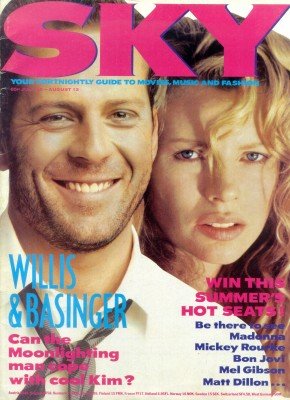 Sky Magazine with Blind Date Cover