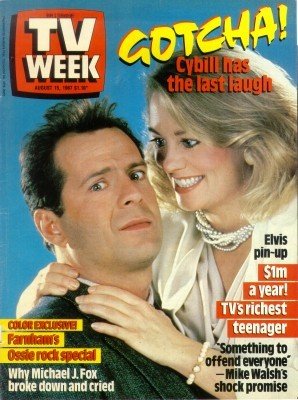 TV Week with Moonlighting cover story