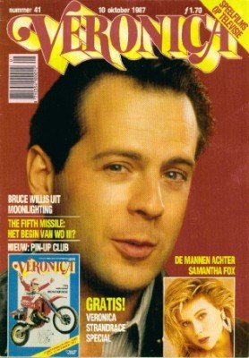 Veronica cover story on Bruce Willis, Oct 1987
