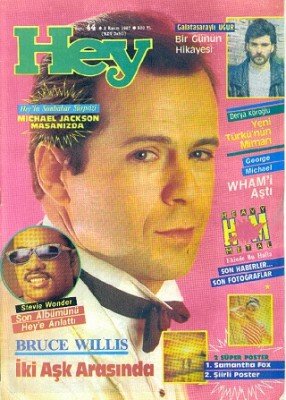 Hey from the Turkey with Bruce Willis cover Nov 1987