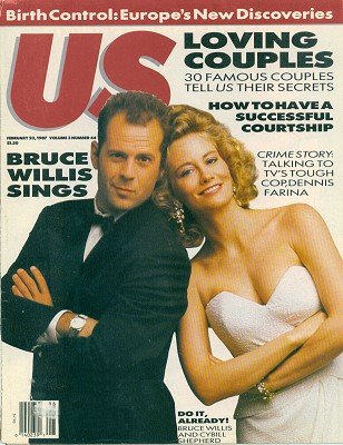 Bruce & Cybill on the cover of US