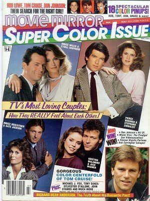 Bruce & Cybill on the cover of Movie Mirror