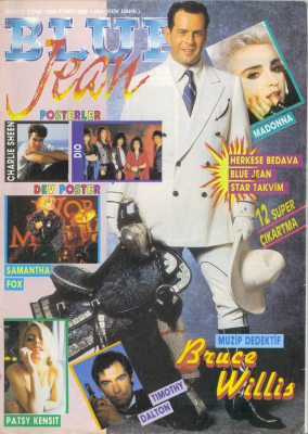 Turkish  magazine with Bruce Willis from early 1988.