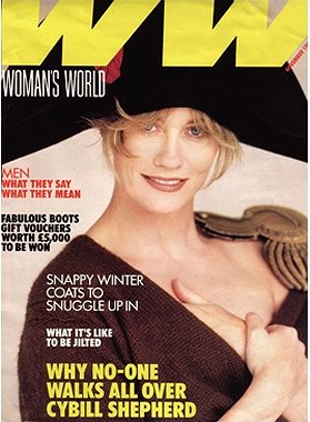 Woman's World magazine with Cybill on the cover