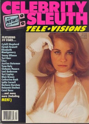 Celebrity Sleuth 1989 with Cybill Shepherd cover
