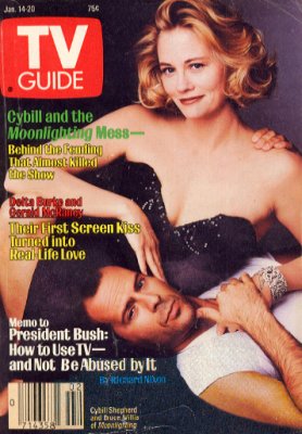 TV Guide Jan 1988 Moonlighting cover