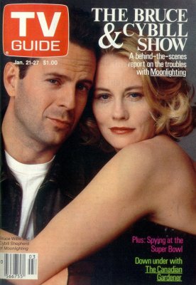 TV Guide Jan 1988 Moonlighting cover, Canadian cover