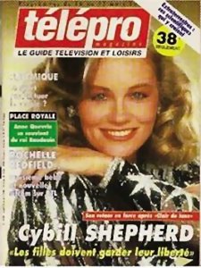 Telepro magazine Cybill Shepherd cover 