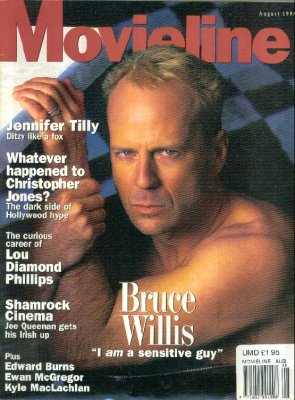 Movieline with Bruce Willis cover August 1996