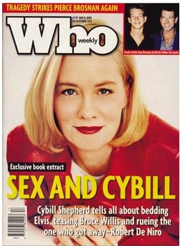Who Weekly from 2000 with Cybill Shepherd cover