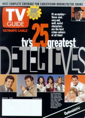 TV Guide July 2000 25 greatest TV detectives