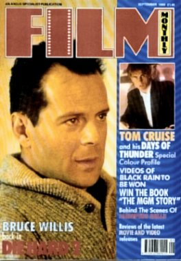 Film Monthly from Britian with Die Hard II Bruce Willis cover story