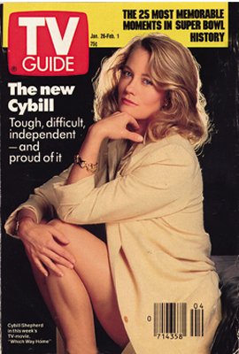 TV Guide 1991 with Cybill Shepherd