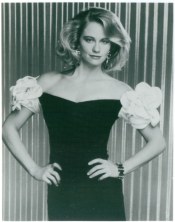 Lovely Cybill Shepherd in a Turturice designed dress