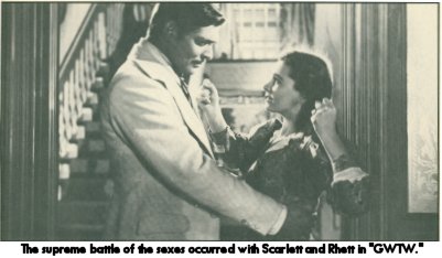 Gable and Leigh as Rhett Butler & Scarlett O'hara in Gone With the Wind