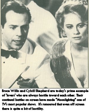 Bruce Willis & Cybill Shepherd, the sexual hostility and attraction on Moonlighting