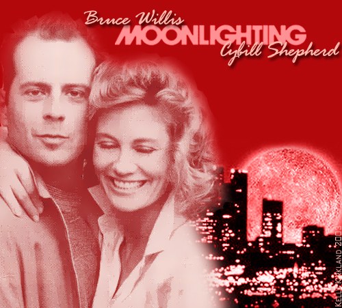 Moonlighting Artwork by Kelly of Maddie and David