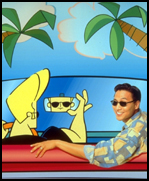 Van Partible and his creation, Johnny Bravo
